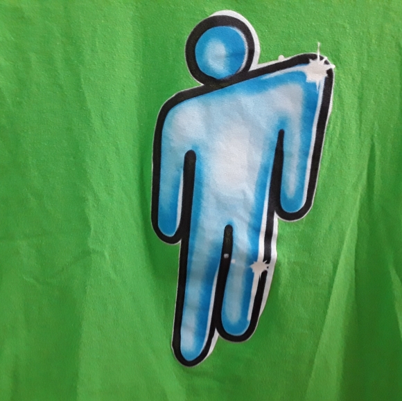 Billie Eilish Blosh Grafiti Crop Tee - Picture 4 of 7